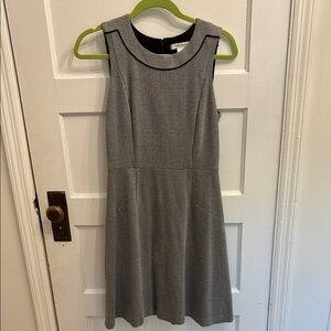 Professional Gray Sleeveless Dress